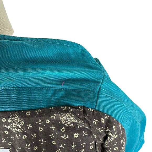 MOSCHINO Cheap and Chic Teal Cropped Short Sleeve Jacket Women's Size 4 - Picture 8 of 14